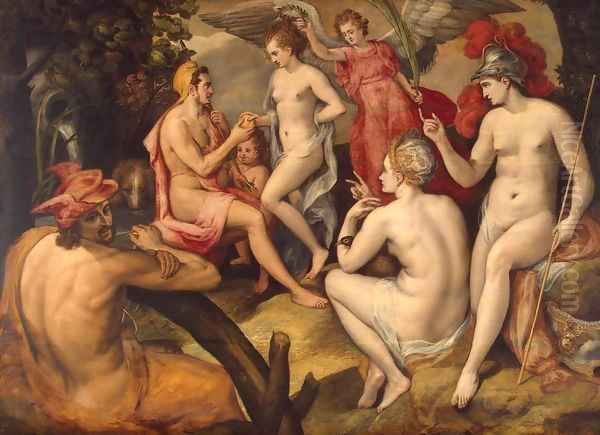 The Judgment of Paris Oil Painting by Frans, the elder Floris