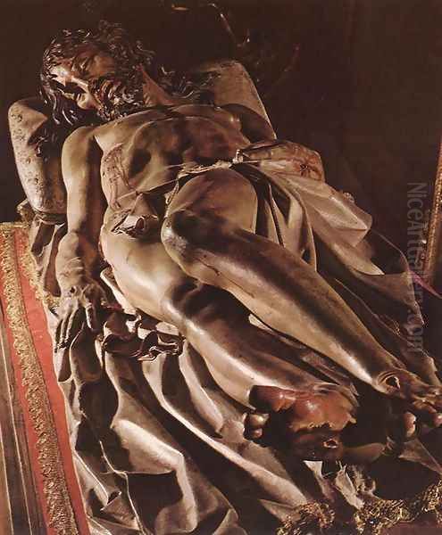 The Dead Christ Oil Painting by Gregorio Fernandez