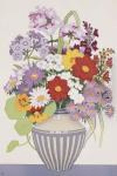 A Summer Bunch Oil Painting by John Hall Thorpe