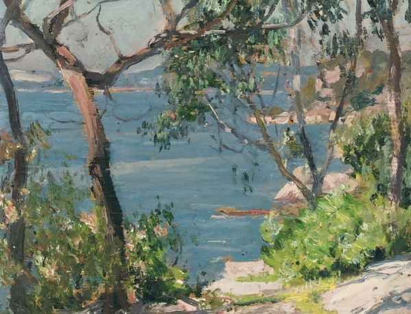 Cremorne Point Oil Painting by Emanuel Phillips Fox