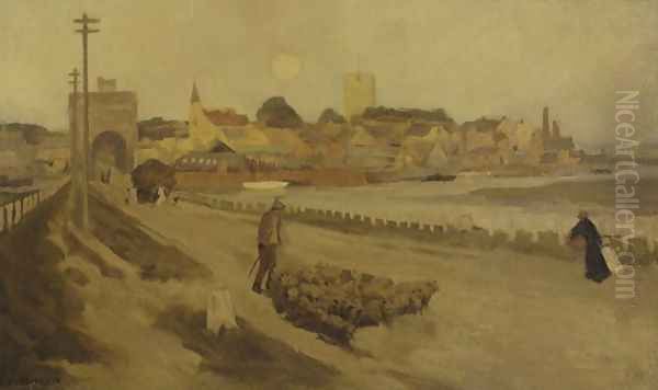 Evening, Shoreham Oil Painting by Emanuel Phillips Fox