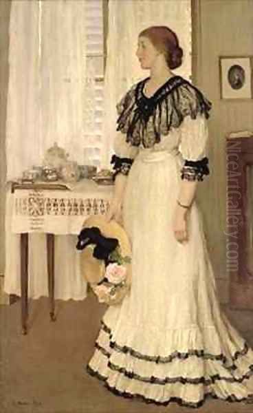 The Muslin Dress Oil Painting by Emanuel Phillips Fox