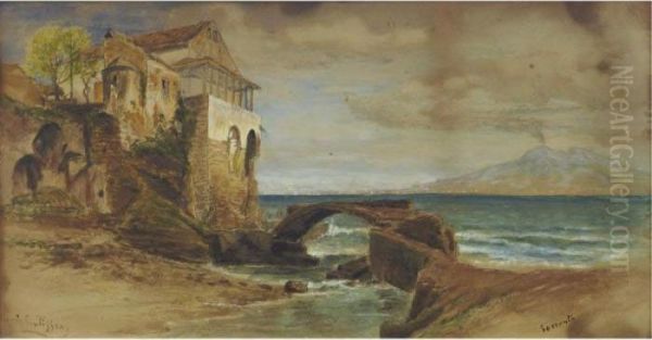 Sorrento Oil Painting by Louis Comfort Tiffany