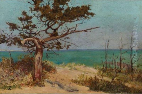 Landscape Oil Painting by Louis Comfort Tiffany