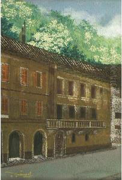 Casa Di Periferia Oil Painting by Vittorio Thummel Timmel