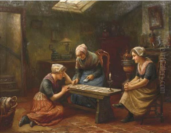 The Fortune Teller Oil Painting by Henri Timmermans