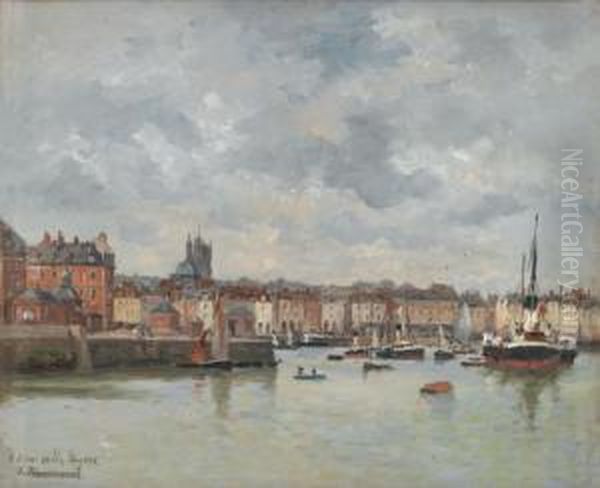 Vue De Honfleur by Louis Timmermans