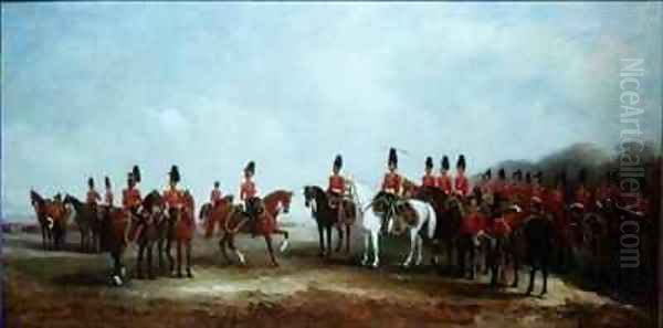 Review of the 16th Lancers Oil Painting by John Snr Ferneley