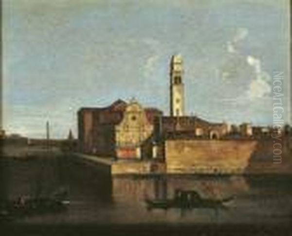 L'ile De San Clemente Sur La Lagune De Venise Oil Painting by Francesco Tironi