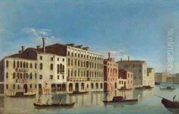 The Grand Canal. Oil Painting by Francesco Tironi