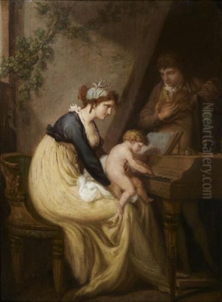 Le Petit Prodige Oil Painting by Johann Friedrich A. Tischbein