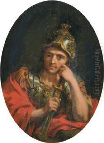 A Personification Of Mars Oil Painting by Johann Heinrich Wilhelm Tischbein I