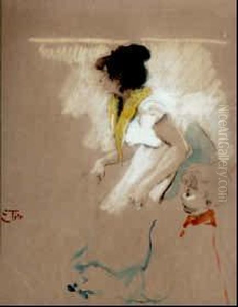 Donna Con Bambino Oil Painting by Ettore Tito