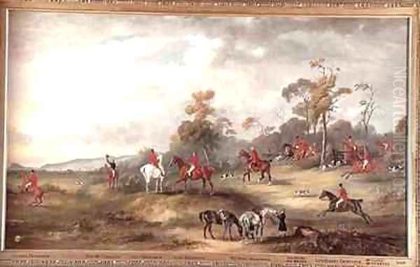 The Cheshire Hunt Oil Painting by John Snr Ferneley