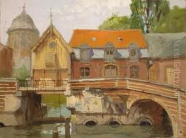 Malines Oil Painting by Louis Titz