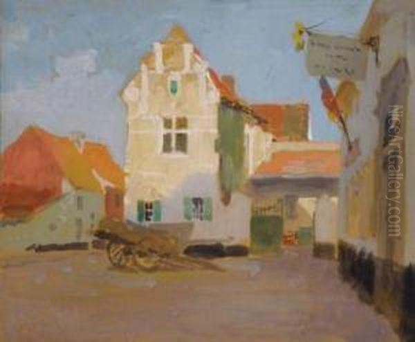 zoutleeuw Oil Painting by Louis Titz