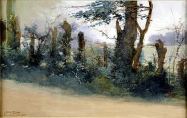 Chemin A Tervuren Oil Painting by Louis Titz