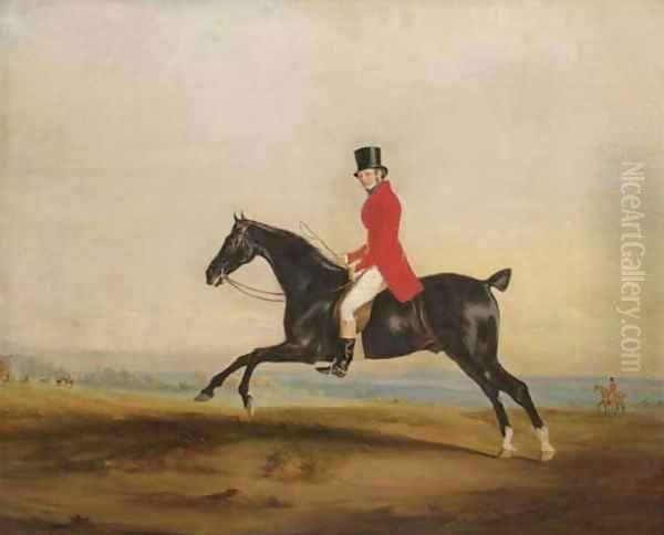 James Smith Barry out hunting Oil Painting by John Snr Ferneley