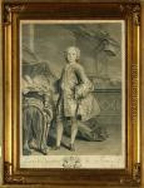 Louis Dauphin De France Oil Painting by Louis Tocque