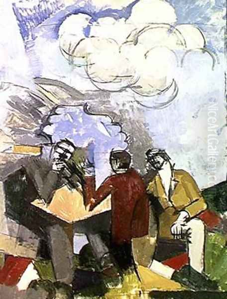 The Conquest of the Air Oil Painting by Roger de La Fresnaye