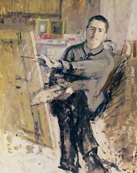 Self Portrait Oil Painting by Roger de La Fresnaye