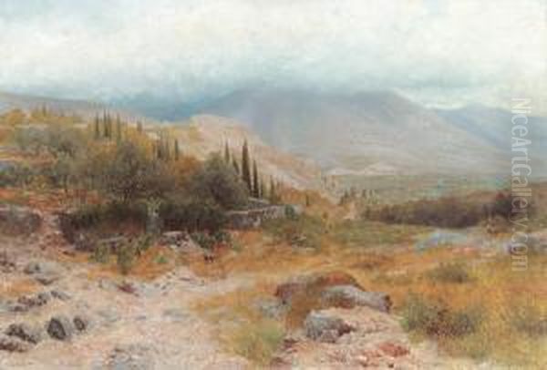 Bei Ragusa Oil Painting by Heinrich Tomec