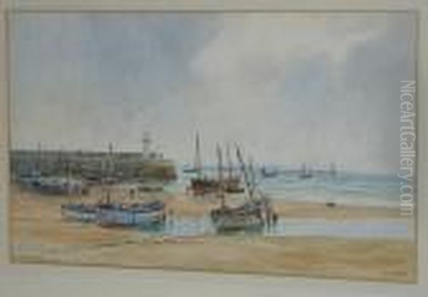 St. Ives Oil Painting by William Stephen Tomkin