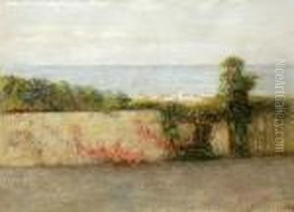 Paesaggio Marino Oil Painting by Adolfo Tommasi