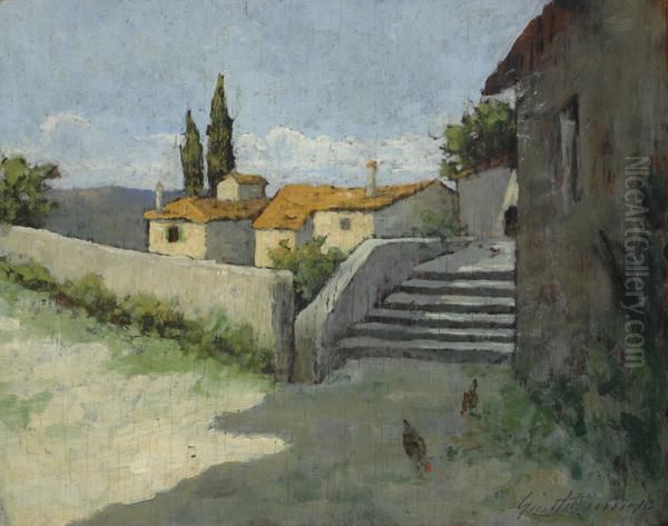 Paesaggio Oil Painting by Gino Tommasi