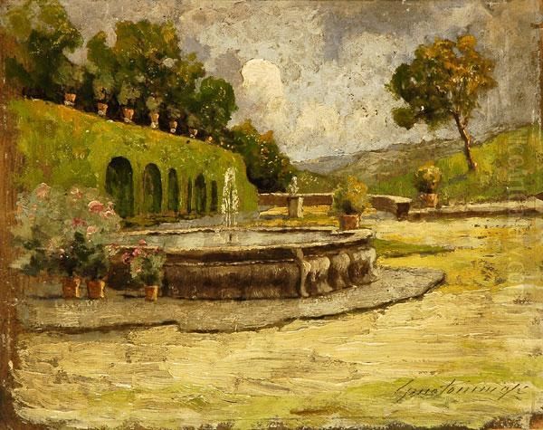 Paesaggio Oil Painting by Gino Tommasi