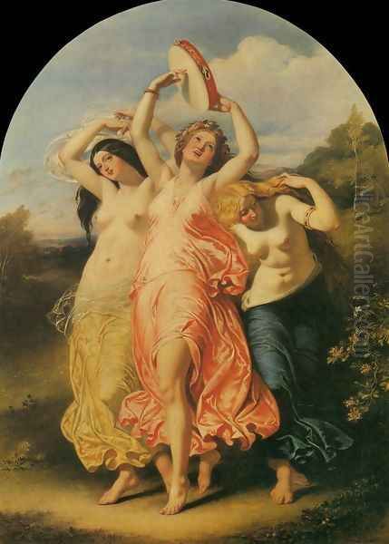 LAllegro 1848 Oil Painting by William Edward Frost