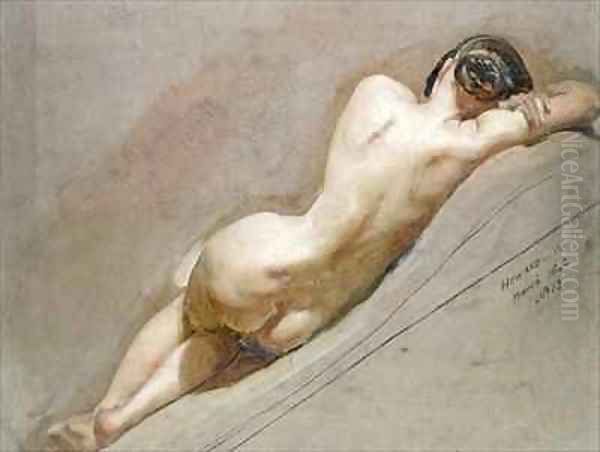 Life study of the female figure Oil Painting by William Edward Frost