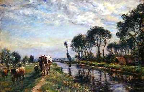 The Waterways Oil Painting by William Mark Fisher