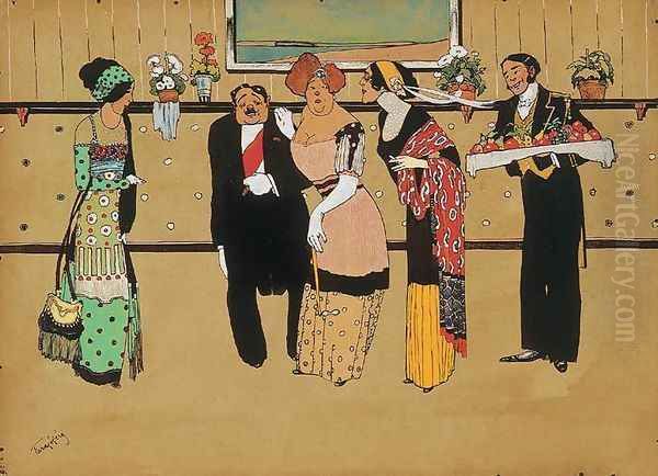 Reception 1910s by Geza Farago