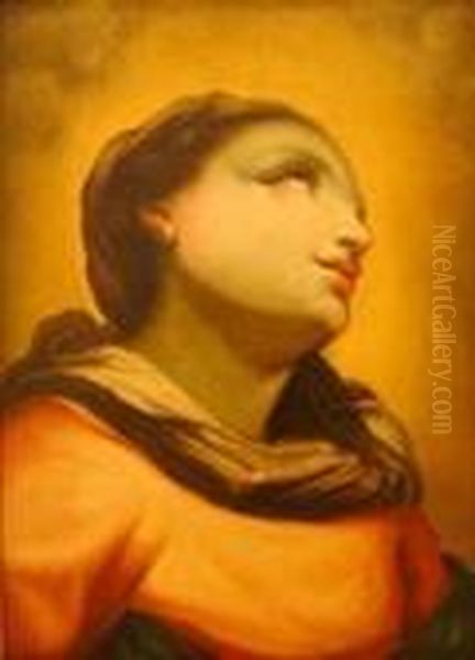 Madonna In Gloria Oil Painting by Flaminio Torri