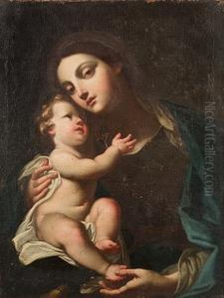 The Madonna And Child Oil Painting by Flaminio Torri