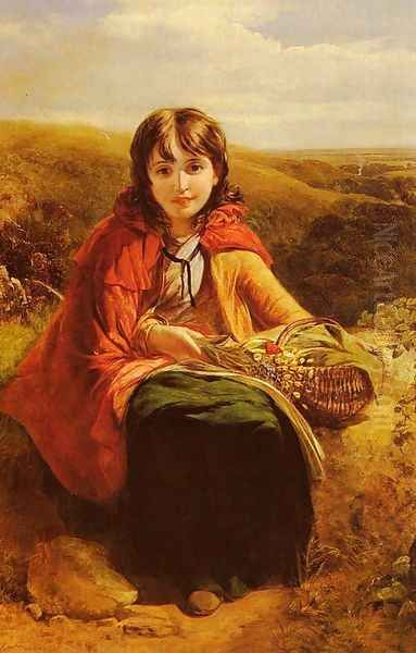 Red Riding Hood Oil Painting by John F Francis