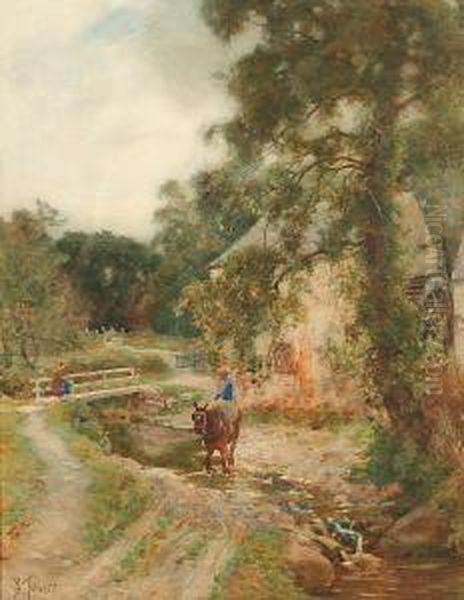 The Lower Mill, Glen Conway Oil Painting by Samuel Towers