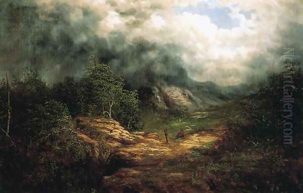 Storm over the Blue Ridge Oil Painting by William Charles Anthony Frerichs