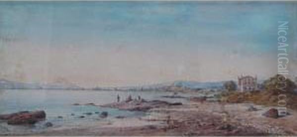 Paysage Maritime Oil Painting by Domenico, Dominique Trachel