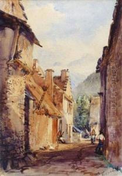 Ercole . Ruelle De Tende Oil Painting by Ercole, Hercule Trachel