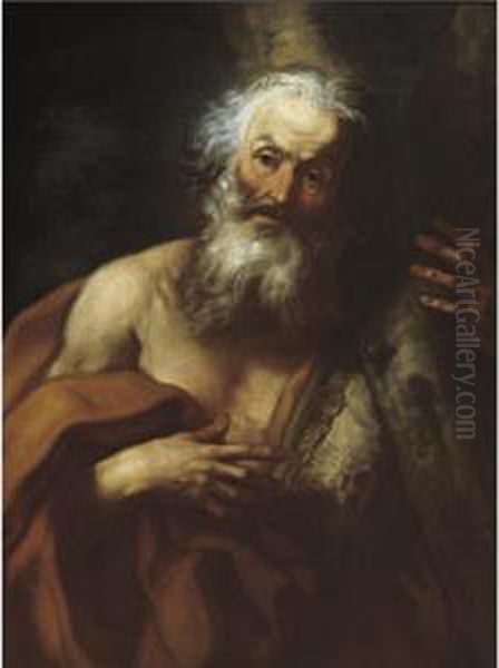 Saint Andrew Oil Painting by Gaspare Traversi