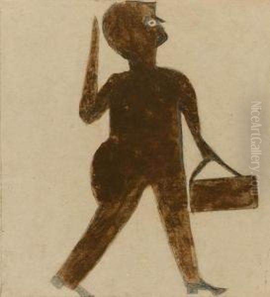 Traylor, B. Oil Painting by Bill Traylor