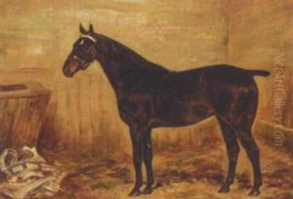 Olive (#) Dolly Oil Painting by W. Wasdell Trickett