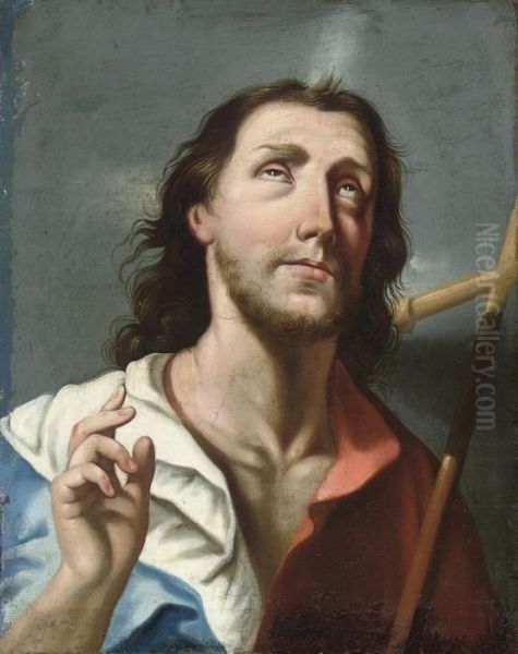 Saint John The Baptist Oil Painting by Paul Troger