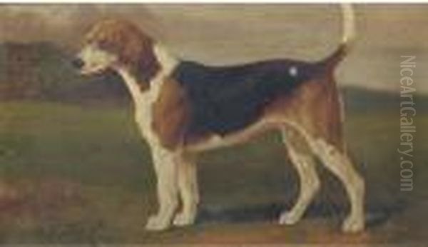 Banish A Hound Oil Painting by William Henry Hamilton Trood