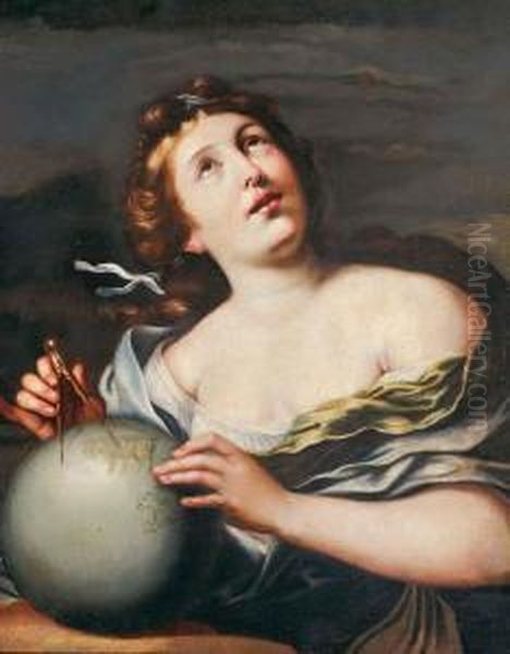 Allegoria Dellastronomia Oil Painting by Girolamo Troppa