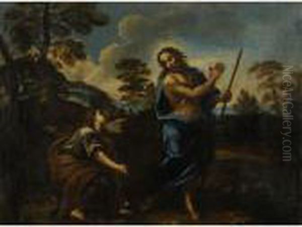 Gesu Oil Painting by Girolamo Troppa