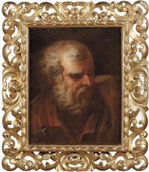 San Pietro Oil Painting by Girolamo Troppa