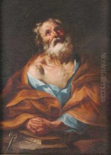 S. Pietro Oil Painting by Girolamo Troppa